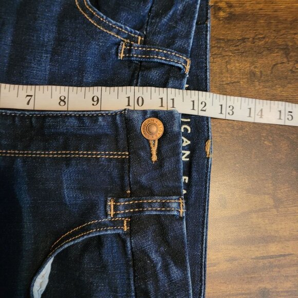 American Eagle Jeans 6 S Jegging Curvy Super Hi Rise Next Level Stretch Dark - Picture 9 of 11